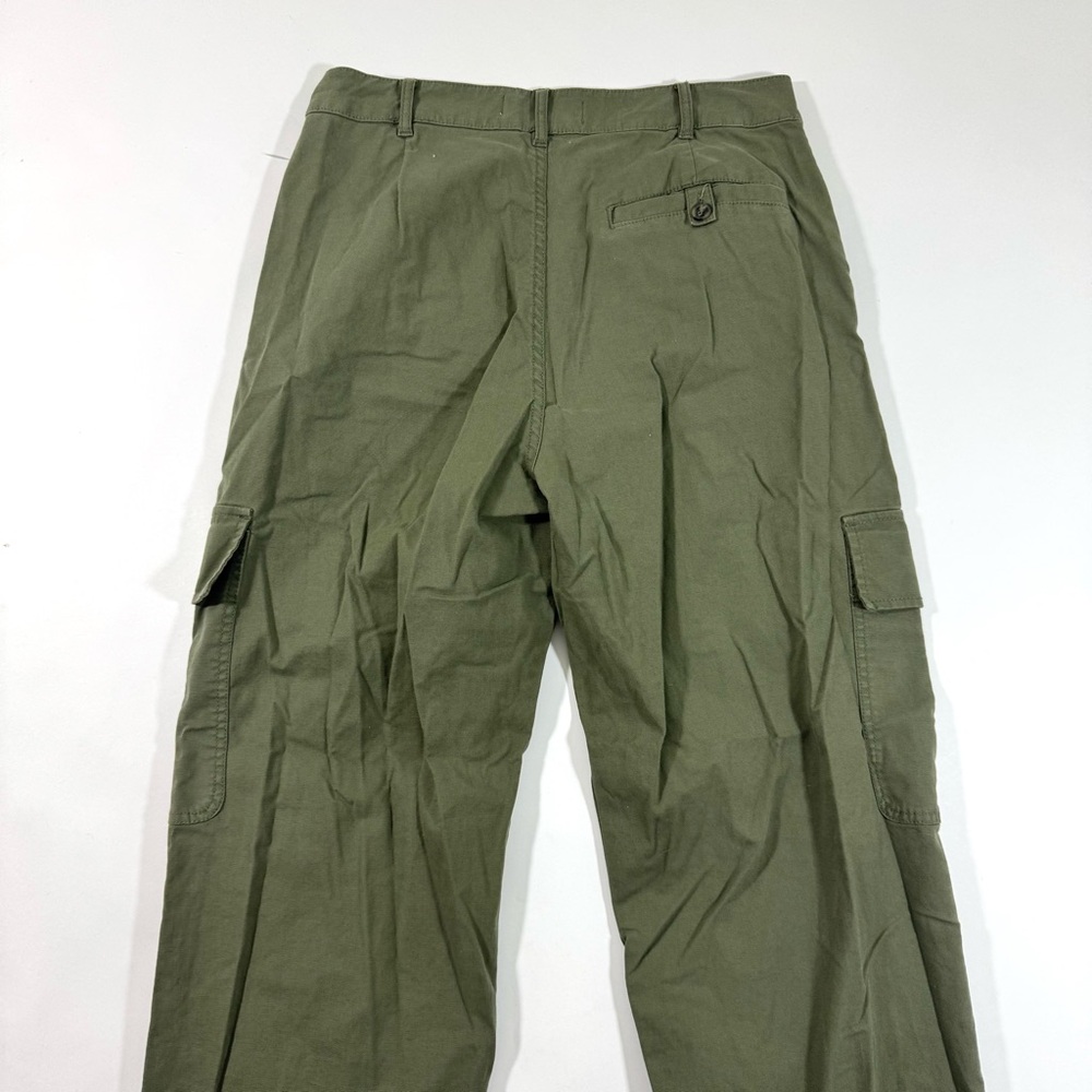 The Normal Brand James Canvas Cargo Trouser in Dusty Olive - Picture 4 of 11